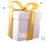Receba seus bônus de boas-vindas no 55jl
